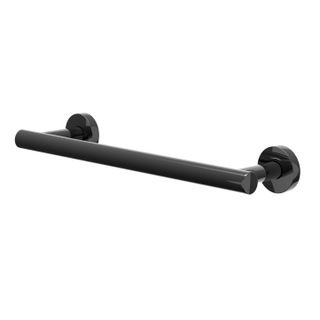 IVY Poignée de bain - 30cm - simple - Chrome noir PVD