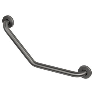 Haceka Kosmos Comfort Barre de bain murale - 55cm - angle - noir mat