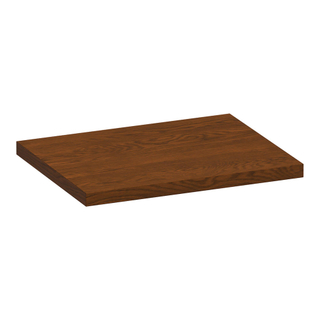 BRAUER Ocean Medium plan sous vasque - 60x46x4cm - lamelles chêne marron