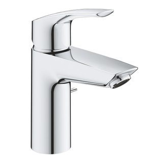 GROHE Eurosmart waterbesparende wastafelkraan s-size met trekwaste chroom