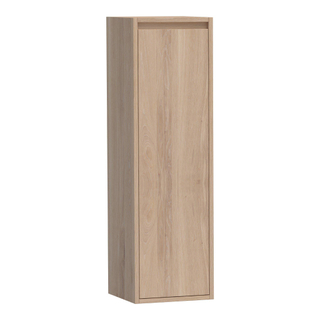 Saniclass Nexxt 120 Badkamerkast - 120x35x35cm - 1 rechtsdraaiende deur - hout - Smoked oak