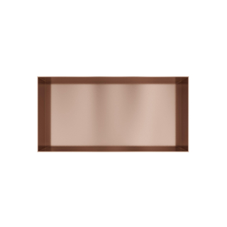 Hotbath &MORE Boîte encastrée ou niche encastrée 30x60x10cm sans cadre Cuivre brossé PVD