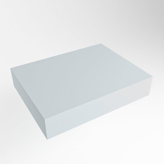 Mondiaz TOP 46 Topblad - 40x41x12cm - geschikt voor afdekplaat - Solid surface - Clay