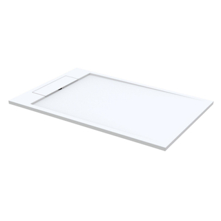 Best Design Decent Receveur de douche 180x90x4.5cm Solid Surface blanc mat