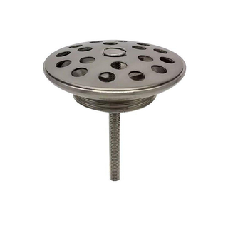 Xellanz Korv open afvoerplug rooster 5/4" geborsteld staal