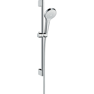 Hansgrohe Croma Select S Vario ensemble barre de douche avec douchette Croma Select S Vario EcoSmart 65cm avec flexible Isiflex`B 160cm blanc/chrome