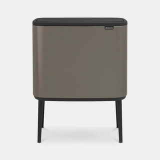 Brabantia Bo Touch Bin Afvalemmer - 36 liter - kunststof binnenemmer - platinum