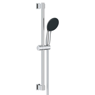 GROHE Vitalio Start 110 Ensemble de douche - 60cm - douchette ronde - 1 type de jet - flexible de douche lisse - chrome