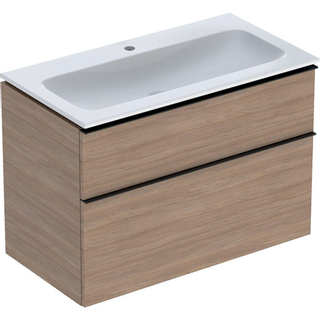 Ensemble de meuble Geberit iCon 90x63x48cm 2 tiroirs avec softclose Panneau de particules Chêne