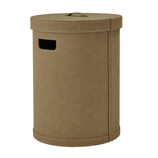 Blomus SAHLA Panier à linge - 40x40x54 - similicuir - marron