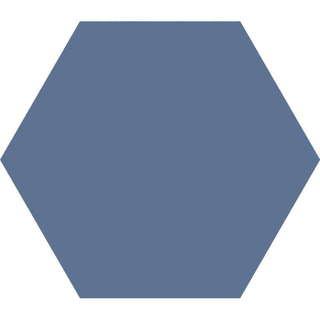 ÉCHANTILLON Cifre Cerámica Hexagon Timeless Carreau de sol et de mur Marine Mat Vintage Mat Bleu