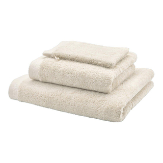 Aquanova Sava - Serviette de bain - COTON GOTS - 70x140 cm - Bouleau (Blanc cassé)