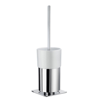 Smedbo Outline ensemble de brosse WC - 11x41.5x11cm - Laiton massif Chrome
