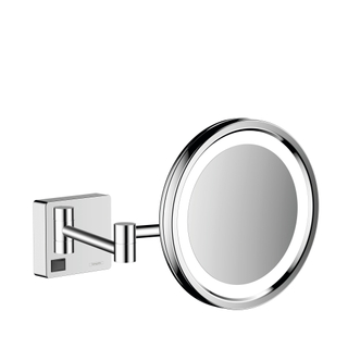 Hansgrohe Addstoris Miroir de maquillage avec éclairage led grossissant 3x chrome