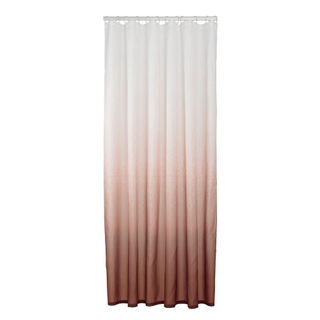 Sealskin blend rideau de douche 180x200 cm polyester rose foncé / blanc