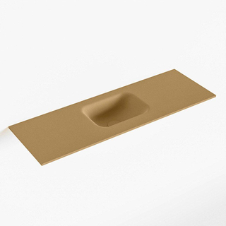 Mondiaz LEX Fontein - 90x30x0.9cm - wasbak midden - zonder kraangaten - voor toiletmeubel - Solid surface - Oro