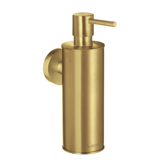 Smedbo Home Zeepdispenser - 150ml - wandmodel - geborsteld messing
