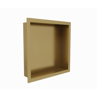 FugaFlow Eccelente Acces Inbouwnis - 30x30x10cm - Geborsteld messing