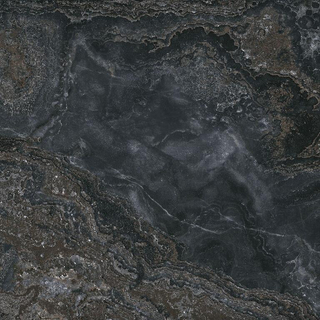 SAMPLE Cifre Cerámica Jewel Black pulido gerectificeerd Vloer- en Wandtegel Marmer look Glans Antraciet