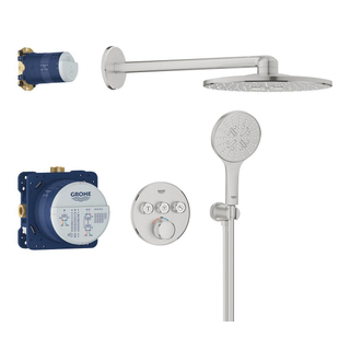 Grohe Grohtherm Smartcontrol Perfect Douche pluie - complète - Supersteel