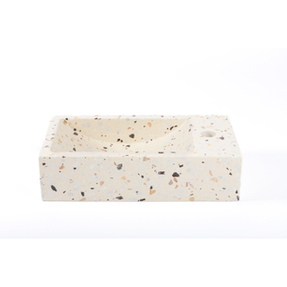 Saniclass Fontaine - 40x22x10cm - terrazzo - beige