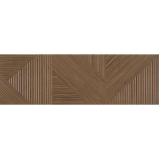 Colorker Tangram carreau décoratif 31,6x100cm brun café mat