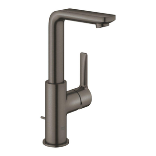 GROHE Lineare robinet de lavabo 1 trou taille l avec vidage avec bec orientable Brushed Hard Graphite