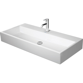 Duravit vero air Lavabo (pour meuble) 100x47cm 1 trou de robinet sans trop-plein avec WonderGliss blanc