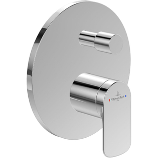 Villeroy & Boch O.novo robinet encastré à commande unique - avec inverseur - chrome