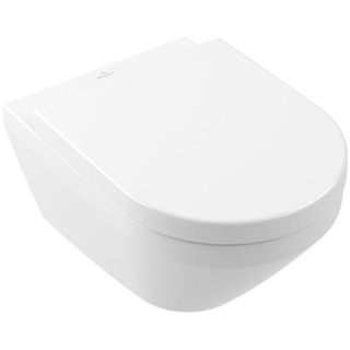 Pack WC Villeroy & Boch Architectura - 53x37cm - TwistFlush - sans bride - avec abattant softclose et quickrelease - brillant blanc