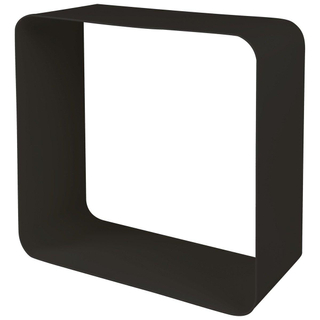 Duraline étagère cube métal 1.5mm 28x28x12cm noir