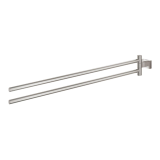 GROHE Essentials Cube Handdoekhouder - 43.9cm - dubbel - draaibaar - supersteel