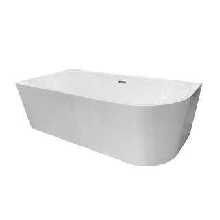 Arcqua patia baignoire encastrée 170x80cm acrylique blanc brillant gauche