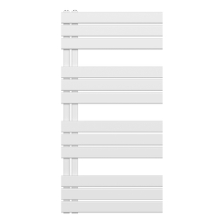Belrad Handdoekradiator - links - aansluiting/comb - 1600X500mm- Wit
