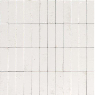 Ragno gleeze carreau de mur 5x15cm 10mm bianco