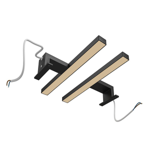 INK 007 opbouwverlichting 30x4x4cm - LED tbv Spiegel of Spiegelkast - zwart mat SHOWROOMMODEL