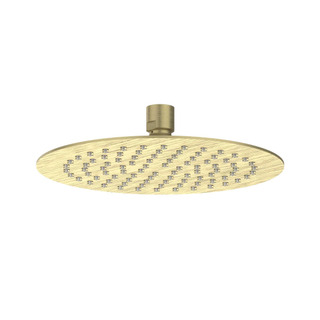 IVY Douche de tête - slim - 20cm - buses anticalcaires - Eco-air - Or brossé mat PVD