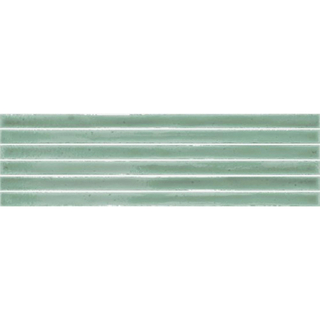 Vtwonen Tegels Rib Wandtegel - 13x45cm - 9mm - Witte scherf - Apple (Groen)