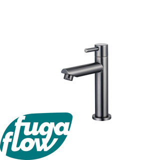 FugaFlow Eccelente Sobrado Robinet lave-mains - 14.4cm - Montage en saillie - 1 trou - Finition PVD brosse gunmetal.