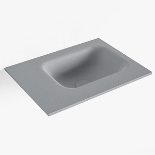 Mondiaz LEX Fontein - 40x30x0.9cm - wasbak Rechts - zonder kraangaten - voor toiletmeubel - Solid surface - Plata