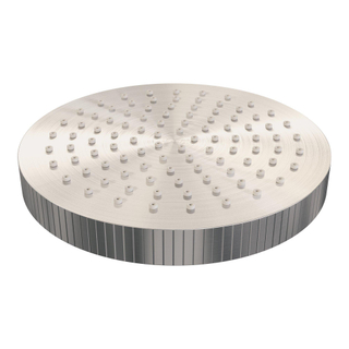 BRAUER Stripe Pomme de douche pluie - 25cm - Acier inoxydable brossé couleur PVD