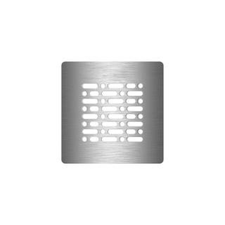 ZEZA Grade grille de receveur de douche - 13x13cm - ACIER INOXYDABLE