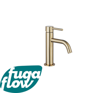 FugaFlow Eccelente Sobrado Slim Slim Robinet lavabo 17.3cm monotrou Laiton brossé