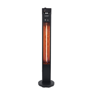 Eurom chauffage de terrasse q tower 2000 rcd 20m2 2000watt noir