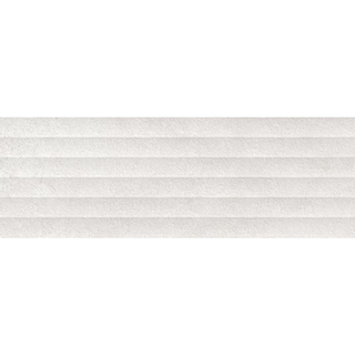 Metropol Inspired Decortegel 30x90cm 11.3mm gerectificeerd witte scherf White