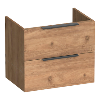 BRAUER Elevate meuble sous lavabo peu profond 60 excl. poignées à poser 2 tiroirs softclose et 1 découpe pour le siphon - Chateau