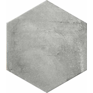 Cir Miami Vloer- en wandtegel hexagon 24x28cm 10mm R10 porcellanato Dust Grey