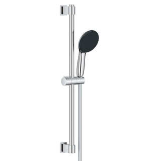GROHE Vitalio Start 110 Ensemble de douche - 60cm - douchette ronde - 2 types de jet - flexible de douche lisse - chrome