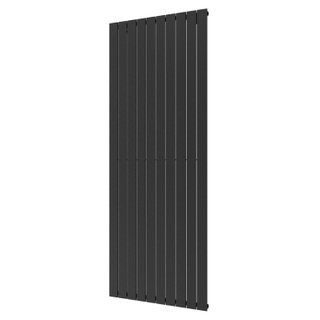 Plieger Cavallino Retto Radiateur design simple raccordement au centre 200x75.4cm 2146watt noir graphite (black graphite)