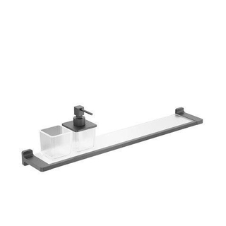 Crosswater Rotar Planchet - 60cm - zeepdispenser - beker - leisteen